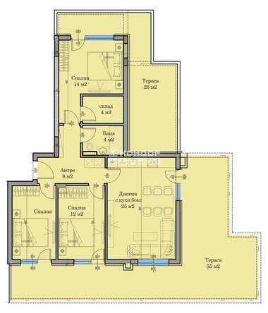 Vânzare - Apartament în Hristo Smirnenski,  Plovdiv