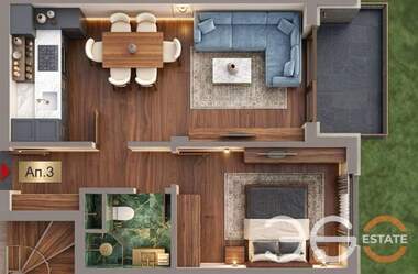 For sale - Apartment in Asparuhovo,  Varna