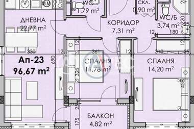 Πώληση - Διαμέρισμα σε Мадика,  Бургас