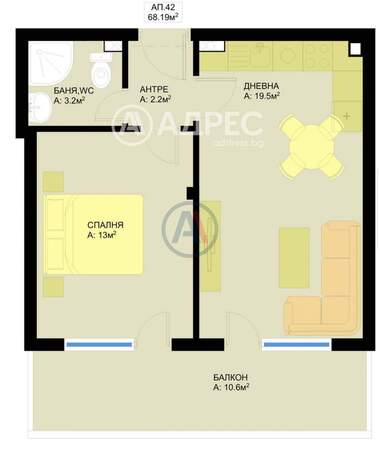 For sale - Apartment in Troshevo,  Varna