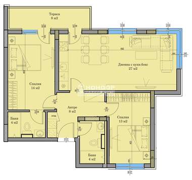 For sale - Apartment in Hristo Smirnenski,  Plovdiv