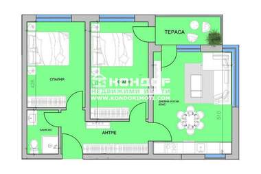 Satış - Apartman olarak Hristo Smirnenski,  Plovdiv