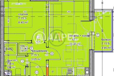 Vânzare - Apartament în Kaîsieva gradina,  Varna