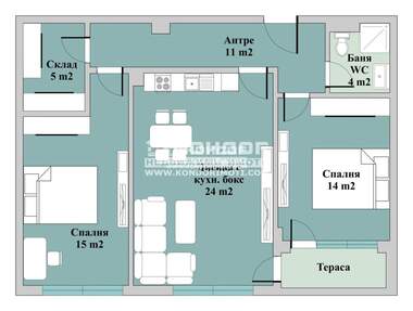 Vânzare - Apartament în Trakia,  Plovdiv