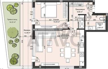 Vânzare - Apartament în Hristo Smirnenski,  Plovdiv