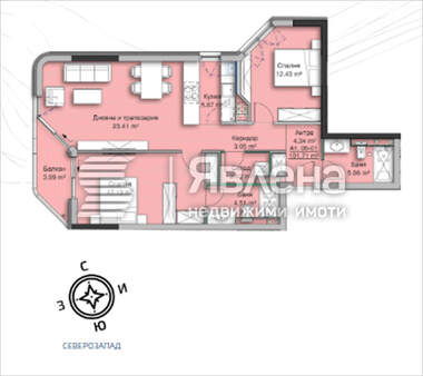 For sale - Apartment in Krastova vada,  Sofia