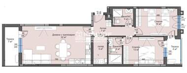 Satış - Apartman olarak Trakia,  Plovdiv