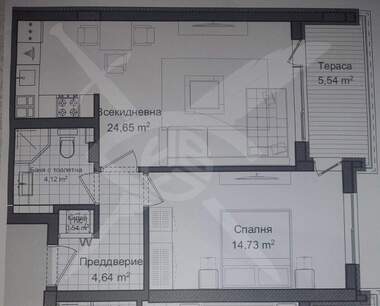 For sale - Apartment in Gagarin,  Plovdiv