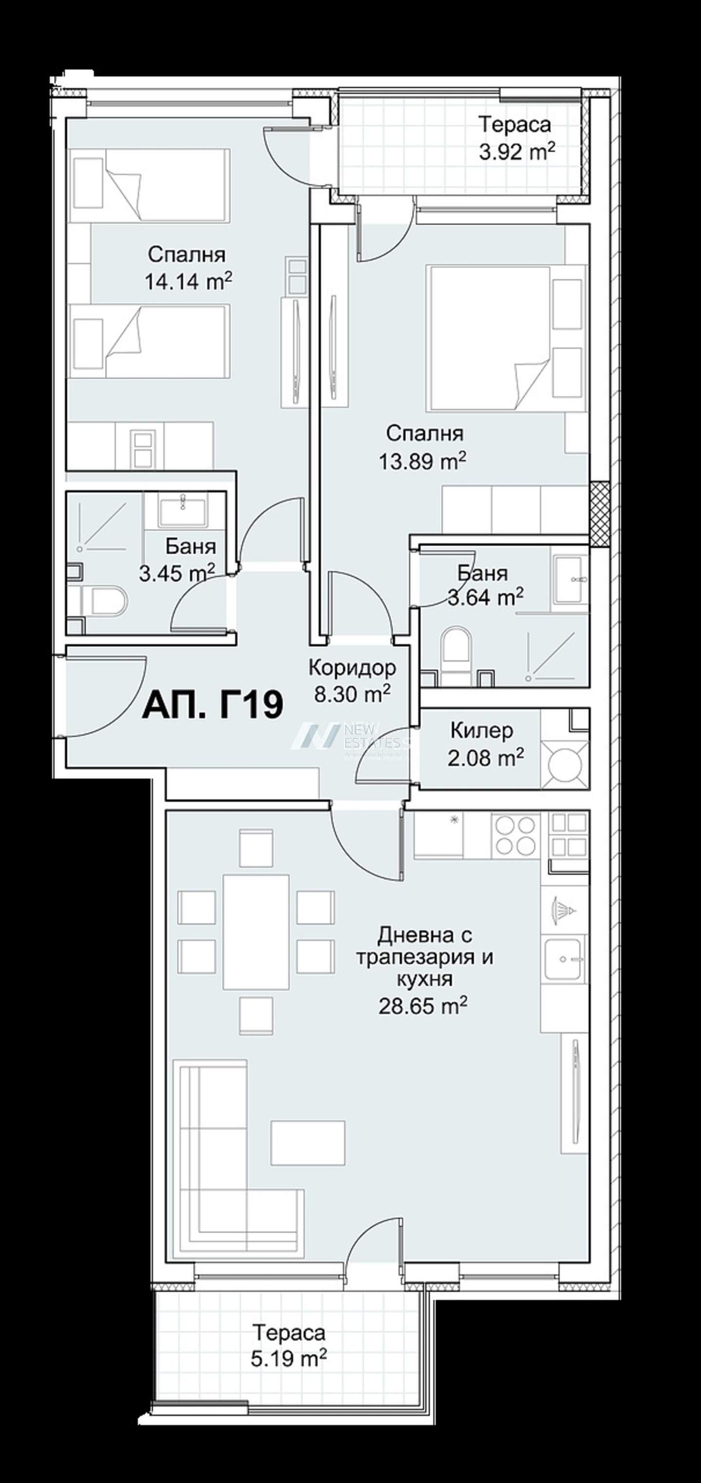Üç odalı Apartman olarak Lozenets, Sofia – fotoğraf 6