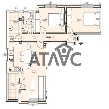 Verkauf - Wohnung in Proslaw,  Plowdiw