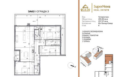 Продажа - Квартира в Отдих и култура,  Пловдив
