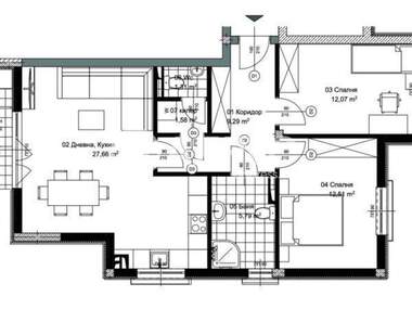 Vânzare - Apartament în Văzrajdane 3,  Varna