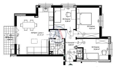 Продажба - Апартамент във Възраждане 3,  Варна