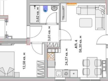 Satış - Apartman olarak Malinova Dolina,  Sofia