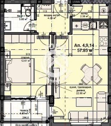 For sale - Apartment in Karshiaka,  Plovdiv