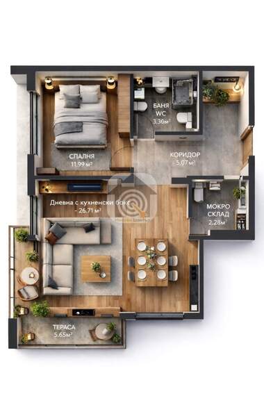 Verkauf - Wohnung in Mladost-4,  Sovia