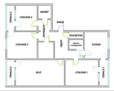 Satış - Apartman olarak Meden Rudnik,  Burgas