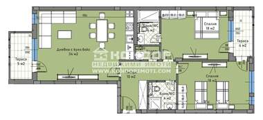 Vânzare - Apartament în Mladejki hălm,  Plovdiv