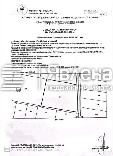 Продажа - Участок под строительство в Лозен,  София