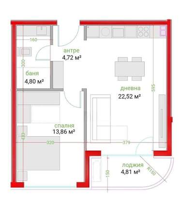 Verkauf - Wohnung in Troschewo,  Warna