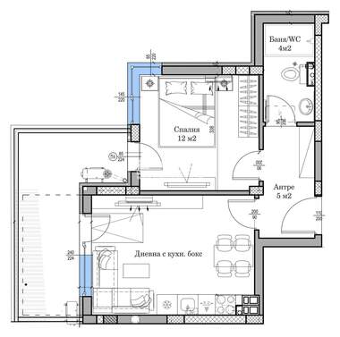 Vânzare - Apartament în Kiuceuk Parij,  Plovdiv