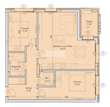 For sale - Apartment in Center,  Plovdiv