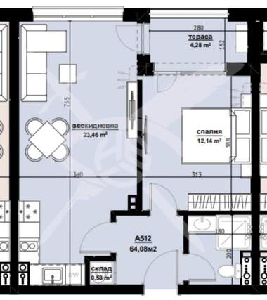 Satış - Apartman olarak Horizont,  Burgas