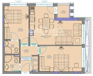Satış - Apartman olarak Obelia 2,  Sofia