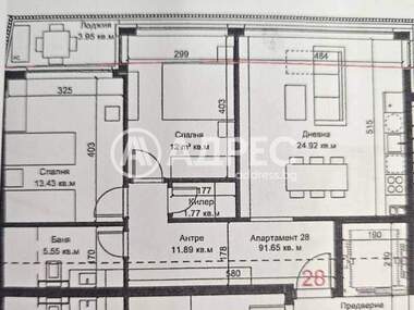 Vânzare - Apartament în Center,  Varna