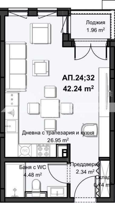 Продажба - Апартамент в Христо Смирненски,  Пловдив