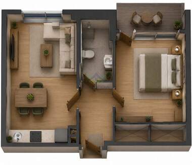 For sale - Apartment in Center,  Pazardjik