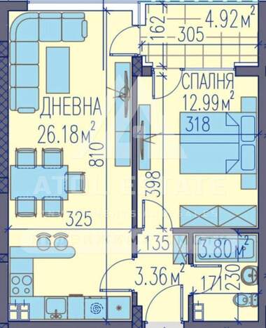 Vânzare - Apartament în Kamenița 2,  Plovdiv