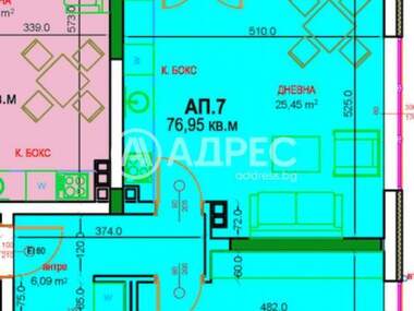 Satış - Apartman olarak V.Z. Kinocentara,  Sofia