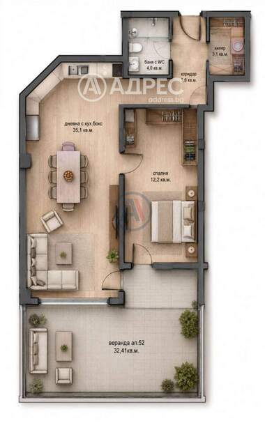 Verkauf - Wohnung in Sweti Nikola,  Warna