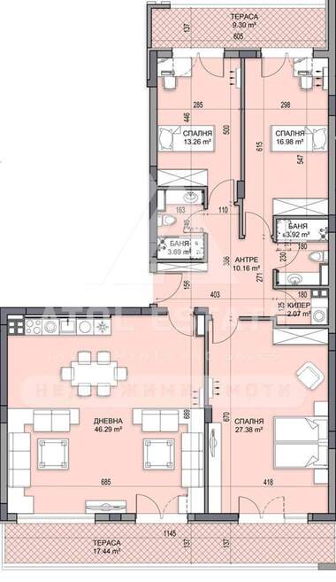 Verkauf - Wohnung in Gagarin,  Plowdiw