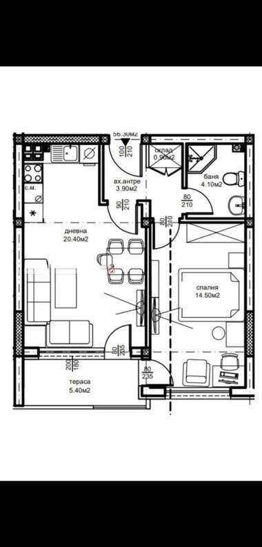 Verkauf - Wohnung in Üjen,  Plowdiw