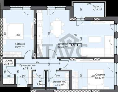 Satış - Apartman olarak Trakia,  Plovdiv