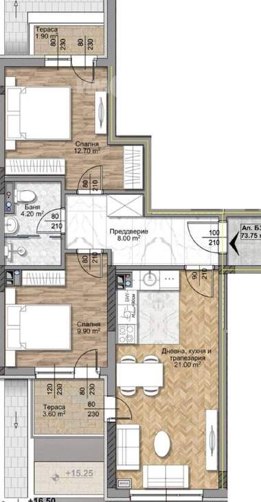 Vânzare - Apartament în Ovcea Kupel,  Sofia