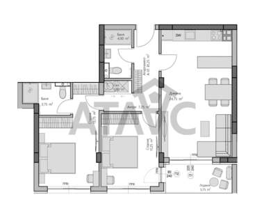 Verkauf - Wohnung in Hristo Smirnenski,  Plowdiw