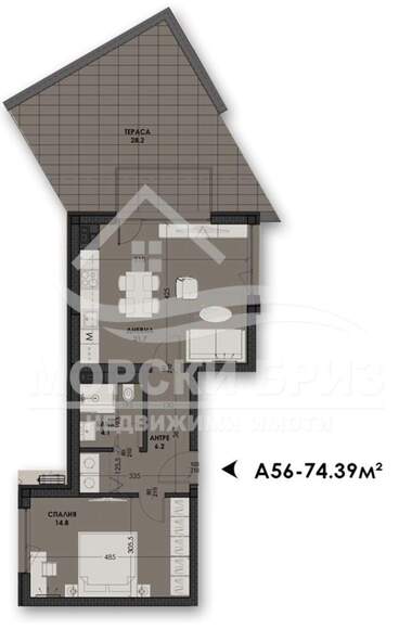 Продажба - Апартамент във Виница,  Варна