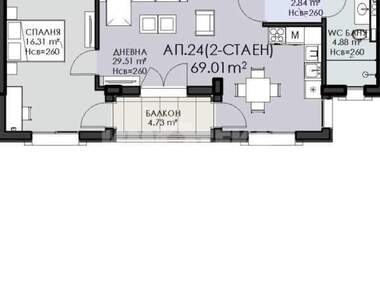 Verkauf - Wohnung in Owtscha Kupel,  Sovia