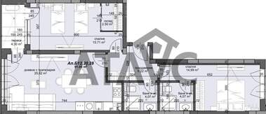 Satış - Apartman olarak Trakia,  Plovdiv