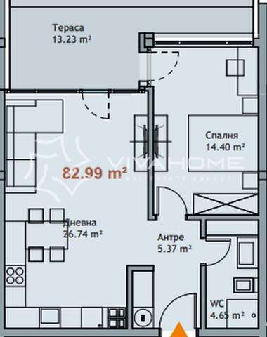 Satış - Apartman olarak k.k. Çayka,  Varna