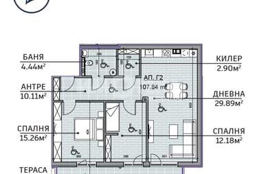 Satış - Apartman olarak Vazrajdane 2,  Varna