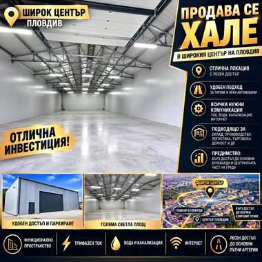 Satış - Endustriyel tesisler olarak Industrialna zona-Iztok,  Plovdiv