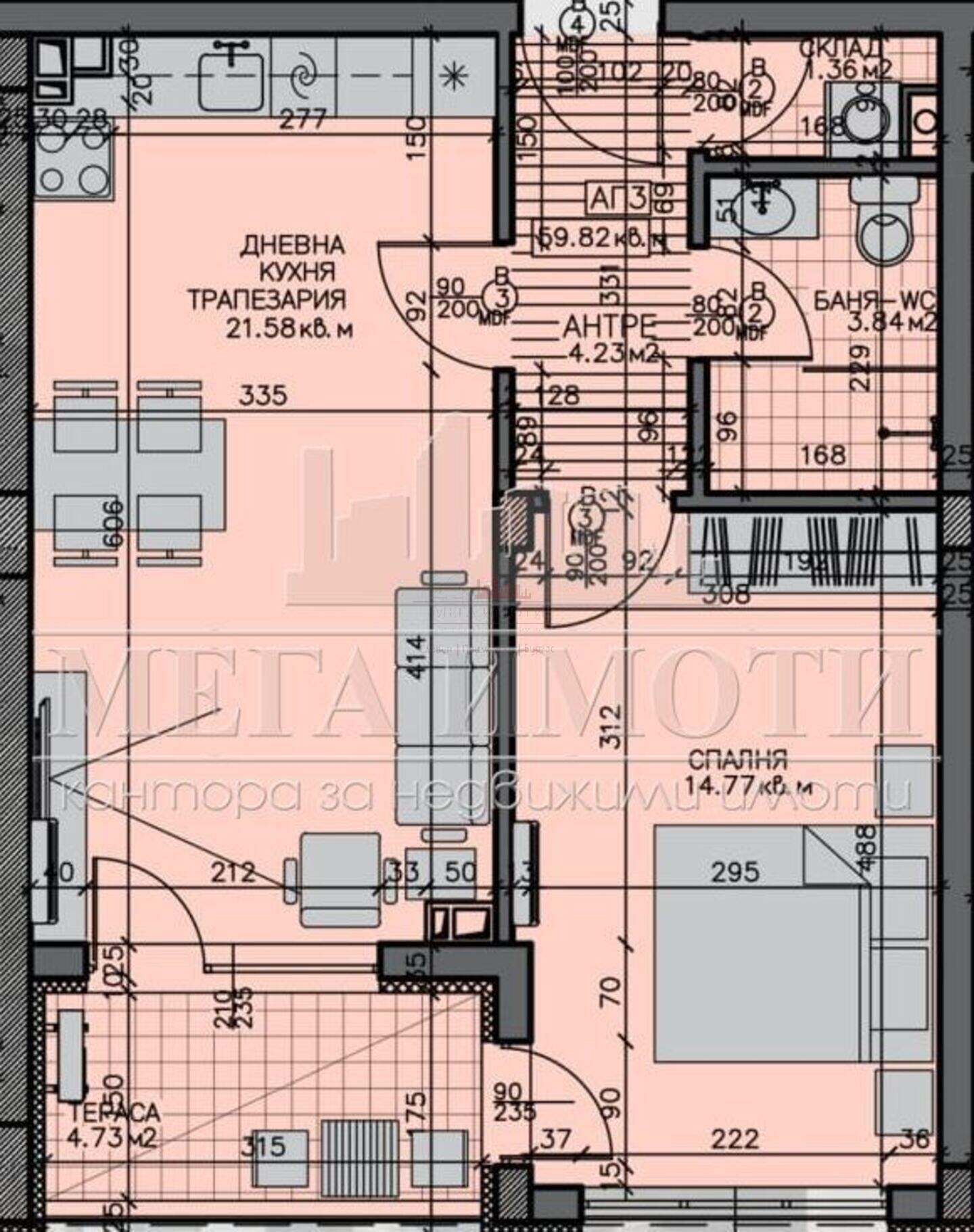 İki odalı Apartman olarak Zornitsa, Burgas – fotoğraf 2