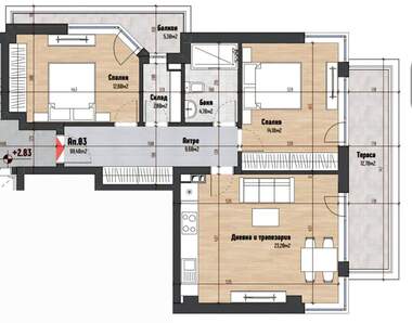 Satış - Apartman olarak Levski,  Sofia