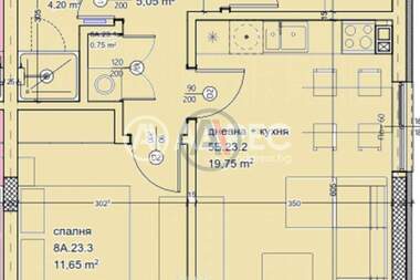 Vânzare - Apartament în Kaîsieva gradina,  Varna