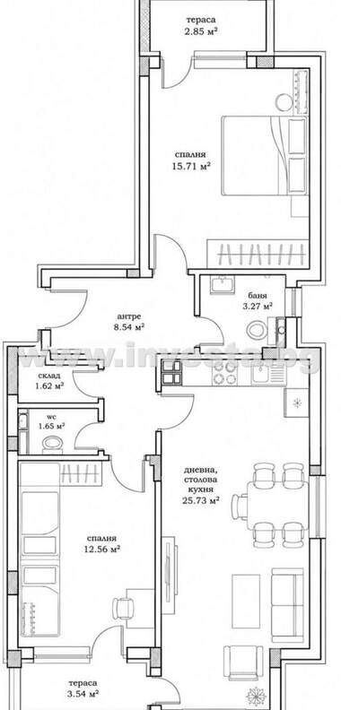 Verkauf - Wohnung in Ostromila,  Plowdiw