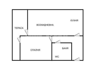Продажа - Квартира в к.к. Чайка,  Варна